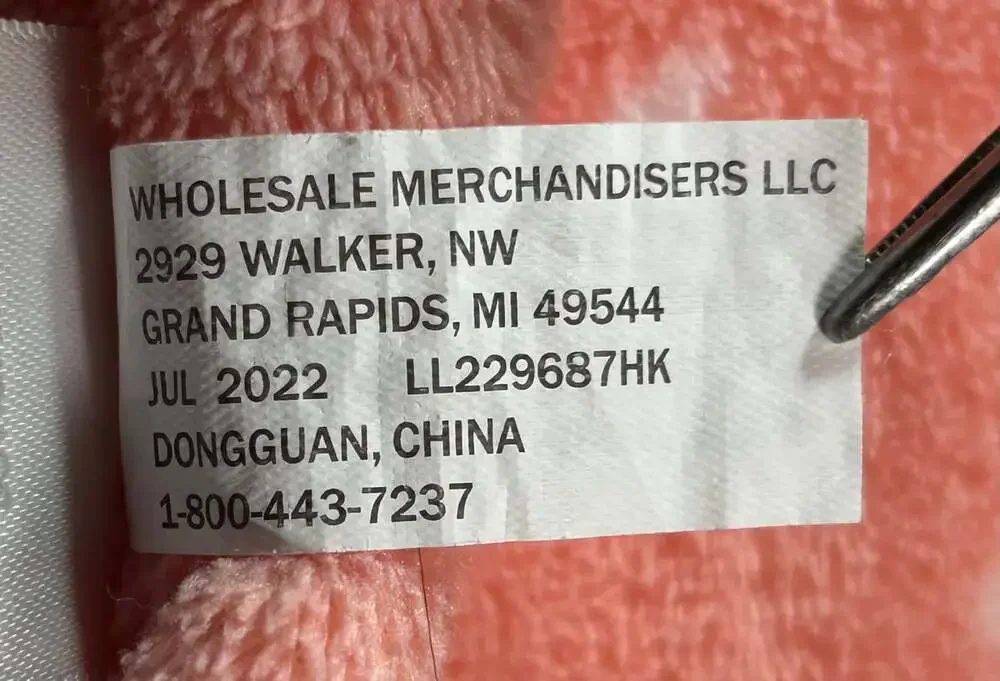 Lullaby Lane pink with dots lovey Bunny